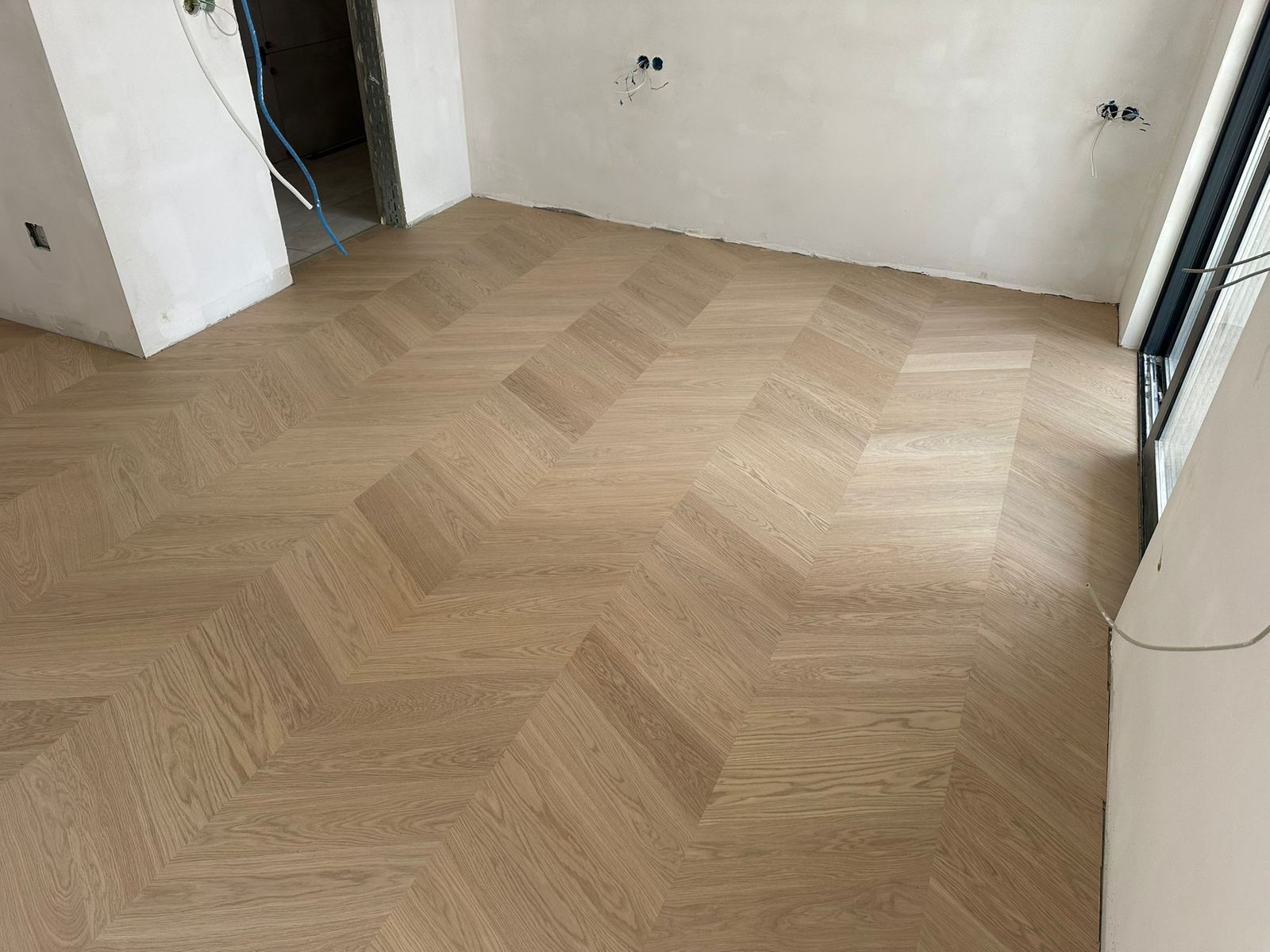 Svijetli chevron parket