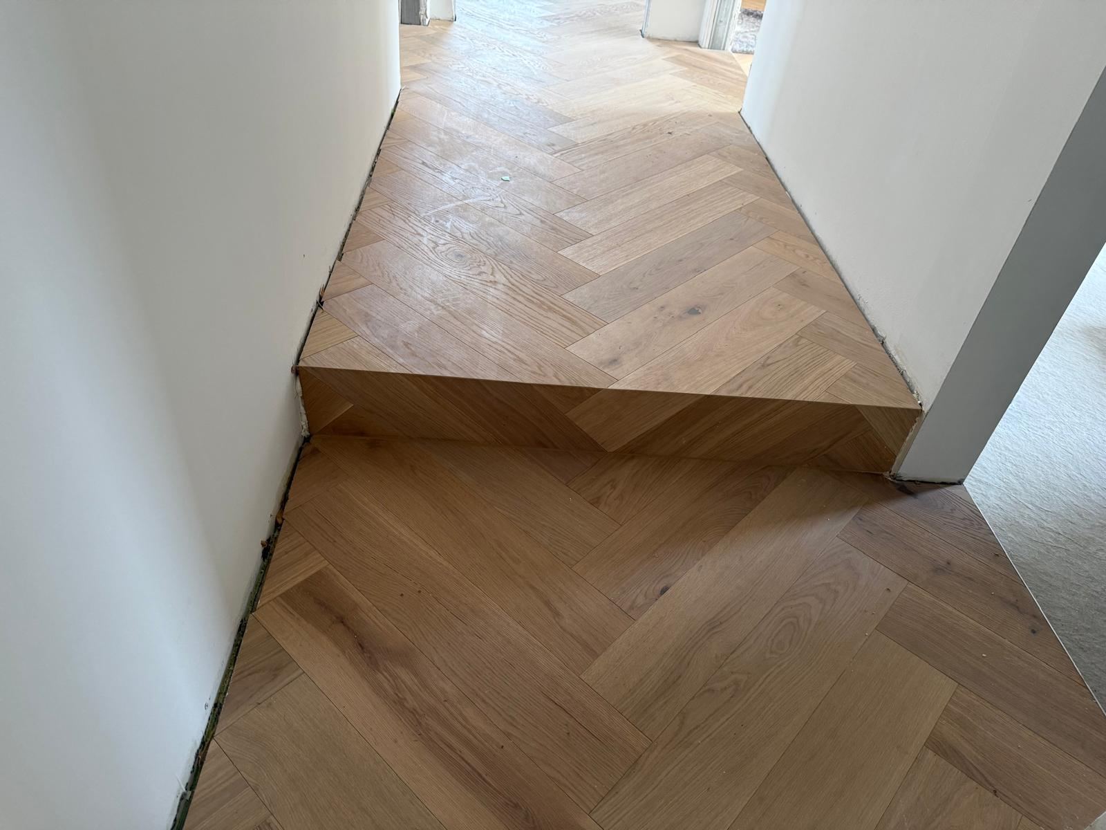 Gotovi parket nakon postave